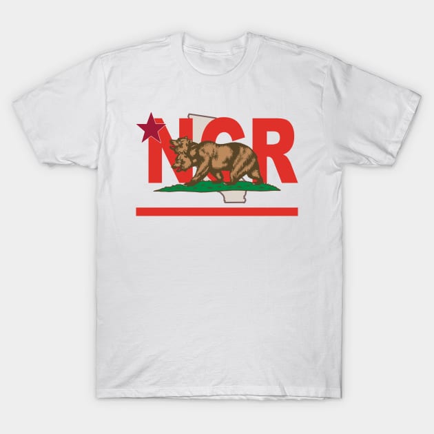 New California Republic Flag from Fallout T-Shirt by woodsman